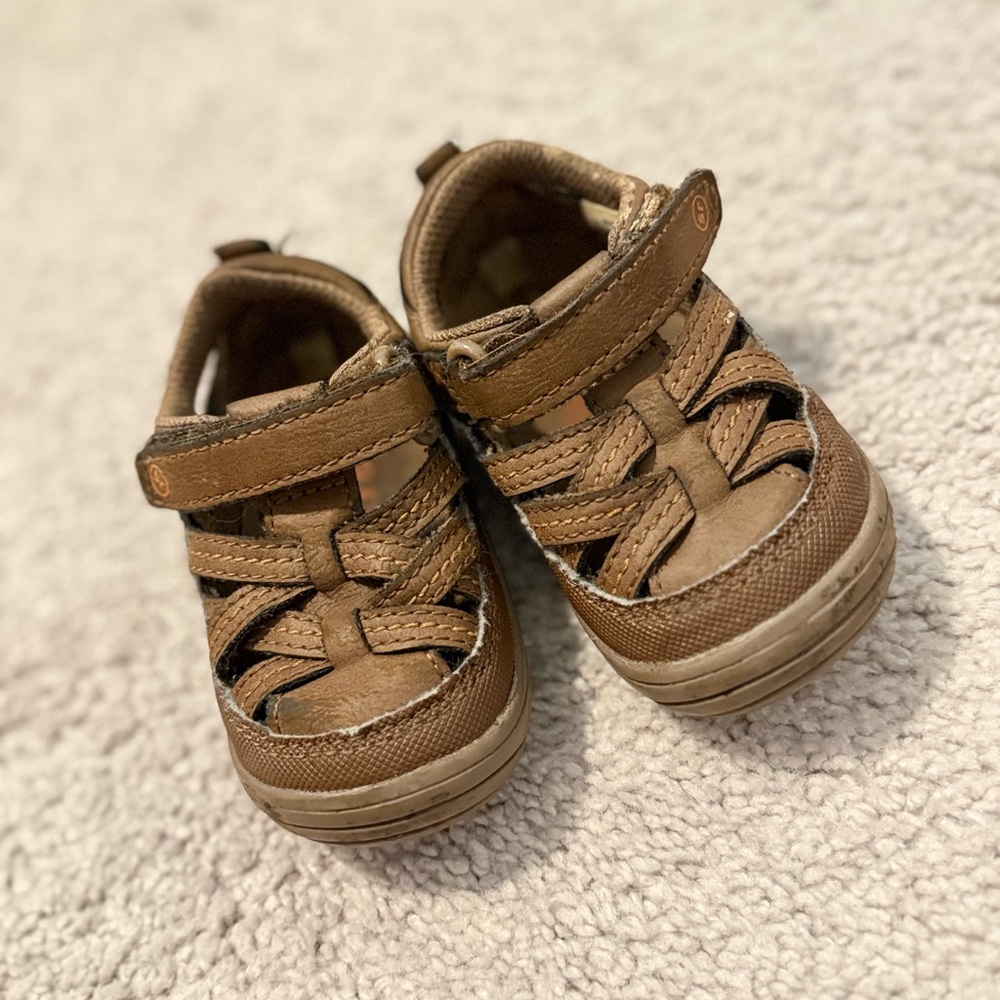 Brown Stride Rite Toddler Sandals